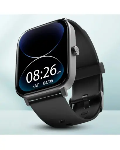 Noise Colorfit Icon 2 1.8" Display with Bluetooth Calling, Al Voice Assistant Smartwatch (Jet Black Strap, Regular)